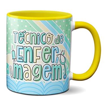 Imagem de Caneca Profissional Área Da Saúde Técnico de Enfermagem (Amarela)