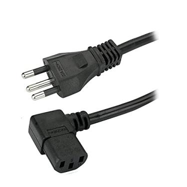 Imagem de Green 018-1820 Cabo Tripolar 20A 3 Pinos 90°, Preto, 0.75 mm x 1.50 m