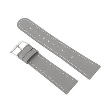 Imagem de Gatuida Pulseira de relógio de lazer compatível com substituição de mm antiderrapante, pulseira de couro antiderrapante, rápida para homens, pulseira decorativa ativa, smartwatch, substituível, cinto