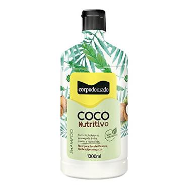Imagem de Shampoo Corpo Dourado Coco Nutritivo Hidratante Recuperação dos Fios Sem Parabenos 1 Litro