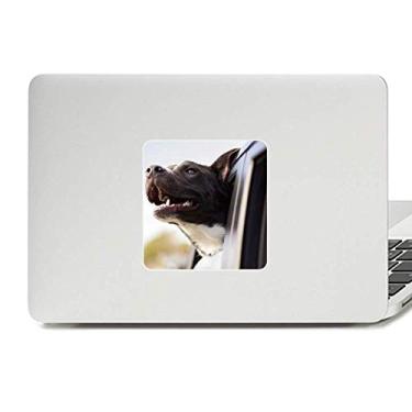 Imagem de Adesivo de vinil com foto de animal de cachorro preto para decoração de PC