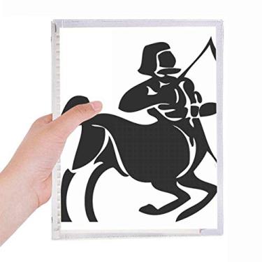 Imagem de Caderno Constellation Sagitário Signo do Zodíaco Folhas Soltas Diário Recarregável Diário Papelaria