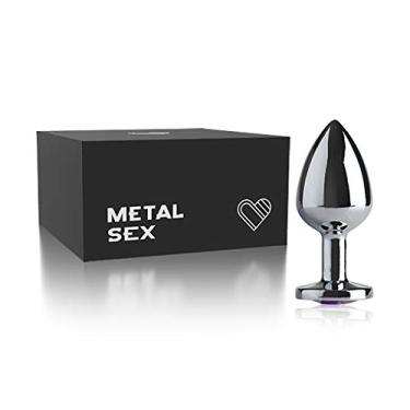 Imagem de Plug Anal Metal Butt Médio Cromado