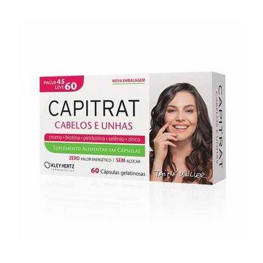 Imagem de Capitrat Vitamina Cabelos E Unhas 60 Caps Gelatinosas - Kley Hertz