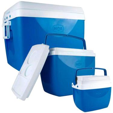 Imagem de Caixa Térmica Cooler Kit com Peças 75 Litros + 34 Litros + 12 Litros MOR