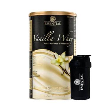 Imagem de Vanilla Whey Hidrolisado E Isolado (450G) + Coqueteleira Essential Nut