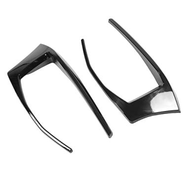 Imagem de Spoiler de Ventilação do Para-choque Traseiro, 1 par de Tampa de Ventilação do Para-choque Traseiro, Faca de Preta Brilhante, Substituição Esquerda Direita para 7 GTD R400