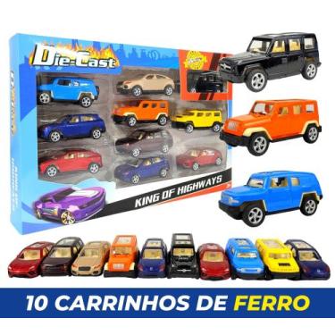 Carrinho Colecionador Hot Wheels Kit C/ 10 Unidades Sortidos