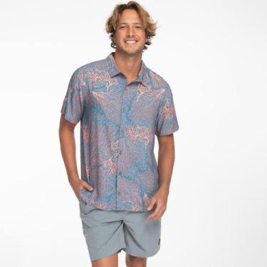 Imagem de Camisa De Botão Masculina Corais - Free Surf