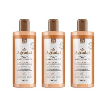 Imagem de Tonico Agradal Antioxidante Natural 200Ml - Kit Com 3Un