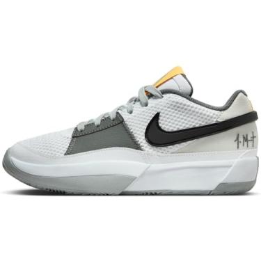 Imagem de Nike Ja 1 Tênis de basquete masculino, Branco/cinza-claro - preto, 41