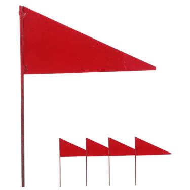 Imagem de Balacoo 15 Peças aspersor burrifador de água puverizador Sinalizadores para áreas de lazer polvilhador triângulo o sinal suprimentos de jardim grama bandeira ferro vermelho