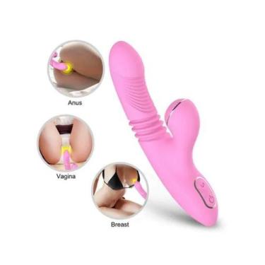 Imagem de Vibrador Vai E Vem Sugador De Clitóris Ponto G Olivia Dibe