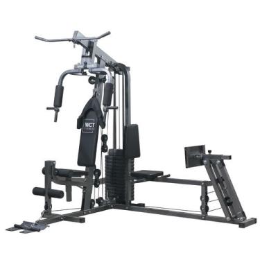 Imagem de Estação De Musculação Com Leg Press 90Kg Anilhas Wct Fitness