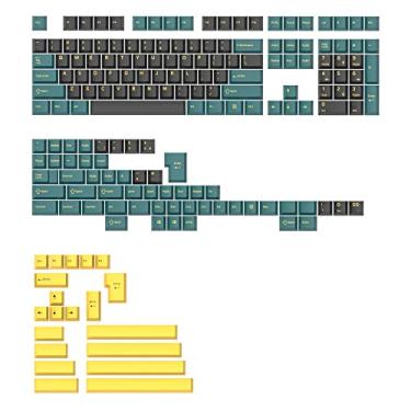 Imagem de KPREPUBLIC Ghost Judges MARRS Green Cherry PBT Doubleshot teclado para teclado mx 60 65 87 104 xd64 bm60 bm65 XD68 XD60 preto verde