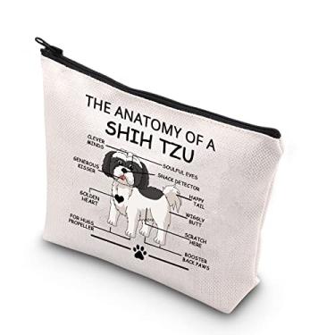 Imagem de VAMSII Shih Tzu Terrier Dog The Anatomy of A Shih Tzu Proprietário Presente para Amantes de Animais Presente Anatomia de Cachorro, Shih Tzu