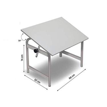 Imagem de Mesa para Desenho (Prancheta) Trident Tub-17P BP - 80 x 60 cm