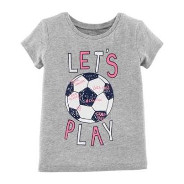 Imagem de Camiseta Infantil Let's Play Futebol Menina-Feminino