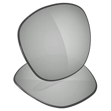 Imagem de Galvanic Lentes de reposição para óculos de sol Oakley Latch OO9265 | Latch Asian Fit (AF) OO9349 - polarizado cromado
