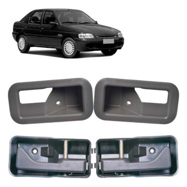 Imagem de Kit Completo Gatilho Maçaneta Interna + Moldura Escort 93-96 [F103]