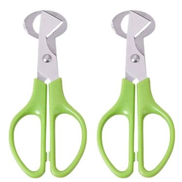 Imagem de Tesoura de ovo de codorna de aço inoxidável, cortador de casca de pombo, descascador de ovos de codorna, cortador de ovo de codorna, cortador de ovo para salada