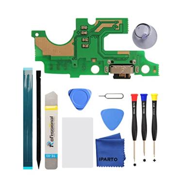 Imagem de iParto Substituição da porta de carregamento para T-Mobile REVVL 4+ de 16.6 cm (não para 15.8 cm REVVL 4) Kit de substituição de porta de carregamento para REVVL 4 Plus 5062Z USB Flex Dock de