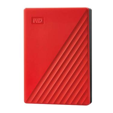 Imagem de HDD EXTERNO 4TB WESTERN DIGITAL MY PASSPORT VERMELHO 2,5" USB 3.0 -WDBPKJ0040BRD-WESN