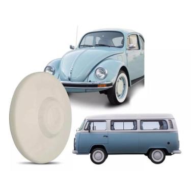 Imagem de Jogo C/ 04 Calota Roda Centro Kombi Clipper Branca Aro14/15 - Volkswag