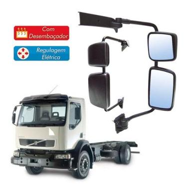 Imagem de Retrovisor Completo Volvo Vm Ld Com Desembaçador E Regulagem - Globo