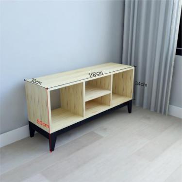 Imagem de Rack em madeira pinus Natural & Colors - Pla móveis 