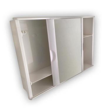 Imagem de Armário P/ Banheiro Branco Deslizante 41x28cm A21 Astra