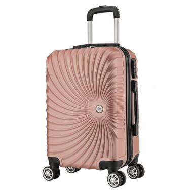 Imagem de Mala de Viagem Grande 23Kg Eagle 77x48x30 Em Abs C/ Rodinhas 360 AS65,