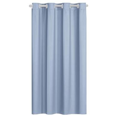 Imagem de Cortina Blackout de PVC 1,40m x 1,60m Azul Corta Luz - Feffo Cortinas