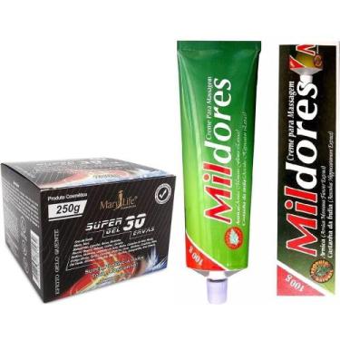 Imagem de Kit 12 Super Gel 30 Ervas 250G + 1 Pomada Mil Dores 100G - Mary Life