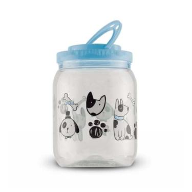 Imagem de Pote de Ração 1700ml Dog Azul Cachorro Filhote - Bandeirante