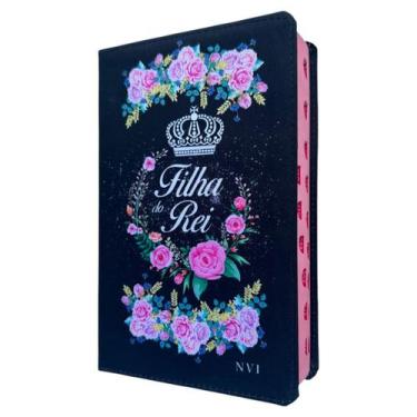 Imagem de Bíblia NVI Filha do rei - nova versao internacional Índice e Letras Gr