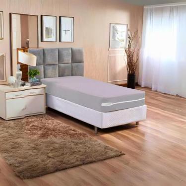 Imagem de Capa De Colchão Solteiro Protetora C/ Zíper Malha Gel Premium - BonaCa