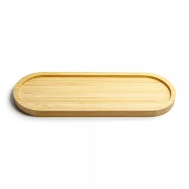 Imagem de Petisqueira Bandeja Oval Bambu 33cm Resistente - Wincy