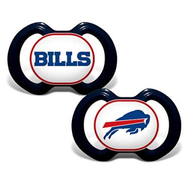 Imagem de Baby Fanatic Pacote com 2 chupetas NFL Buffalo Bills, tamanho único, cor da equipe