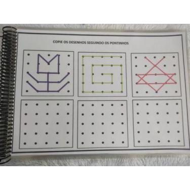 Imagem de Recurso Pedagógico Treino Da Coordenação Motora Desenhos - T&D JOGOS E
