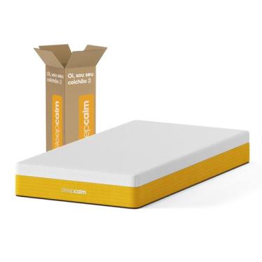 Imagem de Colchão Sleep Calm Original Espuma ou Molas, Solteiro Especial (96x203