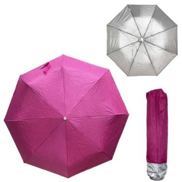 Imagem de Sombrinha Guarda Chuva Bolsa Protecão Uv Solar 8 Varetas - RPires, Ros