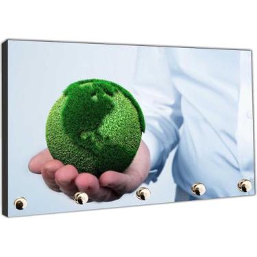Imagem de Porta Chaves Engenharia Ambiental Organizador Chaveiros - Vital Quadro