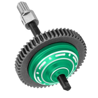 Imagem de RC 54T #45 Steel Main Gear&Differential Case Upgrades Part for 1/10 Slash/Rustler/Stampede/Hoss 4X4(VXL),Slash 4WD(Platinum/Ultimate),Metal Slipper Clutch Eliminator Differential Locker Gear.Green