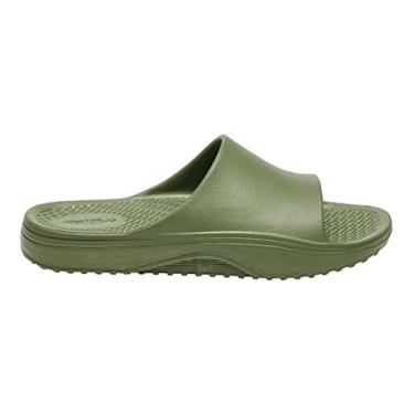 Imagem de Anywear Vibe Chinelo feminino Slides, antiderrapante Recovery, masculino e feminino, Oliva, 40
