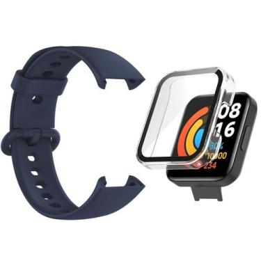 Imagem de Kit Pulseira + Full Case para Mi Watch 2 Lite - Estilo no Pulso, Azul 