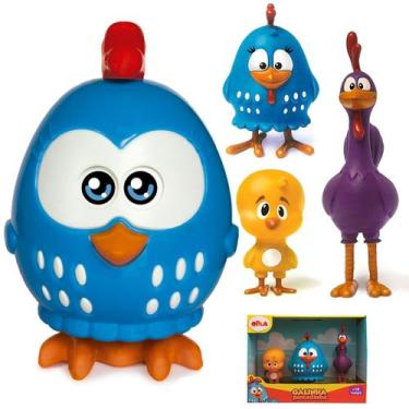 Imagem de Bonecos Família Galinha Pintadinha E Galinha Musical Brinquedo Menina 