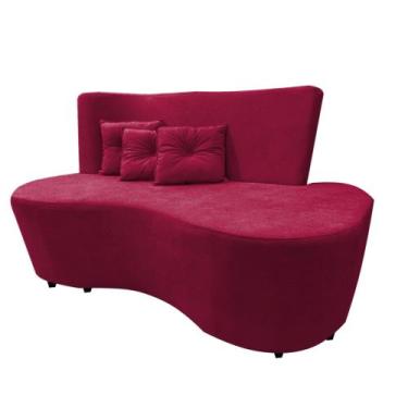 Imagem de Poltrona Organico Curvo Feijao Alliance  - Beatriz  Decor, VERMELHO