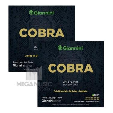 Imagem de Encordoamento para Viola Caipira cebolão em E MI - GIANNINI