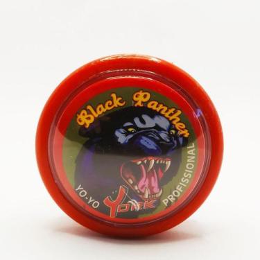 Imagem de Yoyo York Profissional Black Panther + 3 cordas ( Ioio, Yo-yo), Vermel